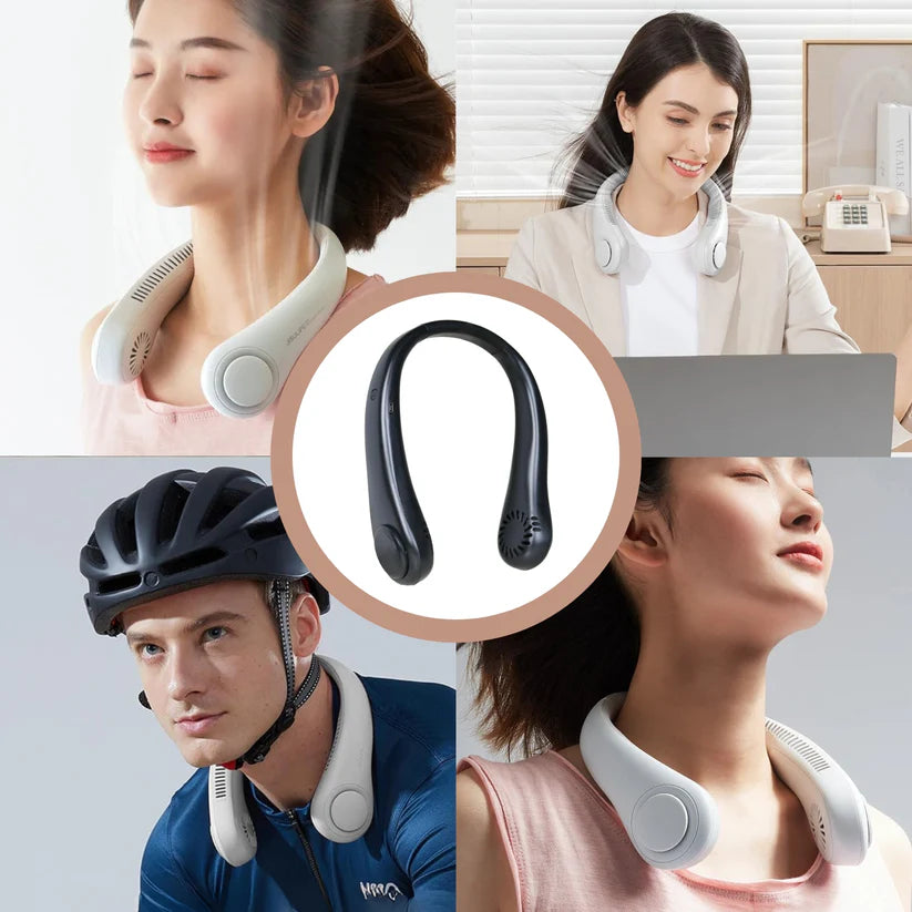 Ventilador Portátil de Cuello | 3 Velocidades y Diseño Ergonómico